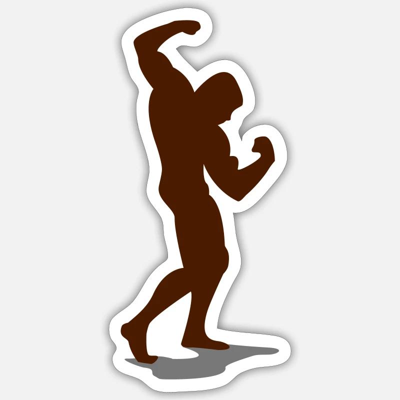Pose - Sticker Größe S (10 x 10 cm) - Mattweiß