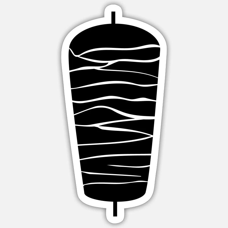 Döner Sticker Größe S (10 x 10 cm)
