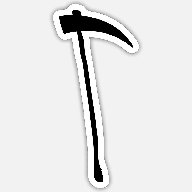 death sense tool gun kill - Sticker size S (10 x 10 cm) - white matte