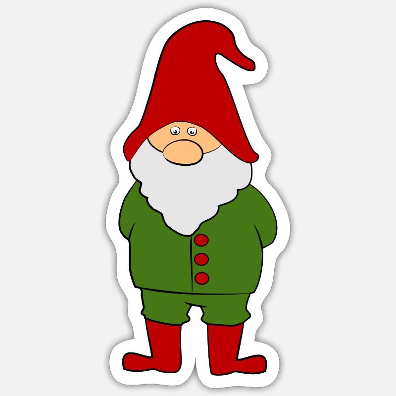 dwarf Sticker size S (10 x 10 cm)