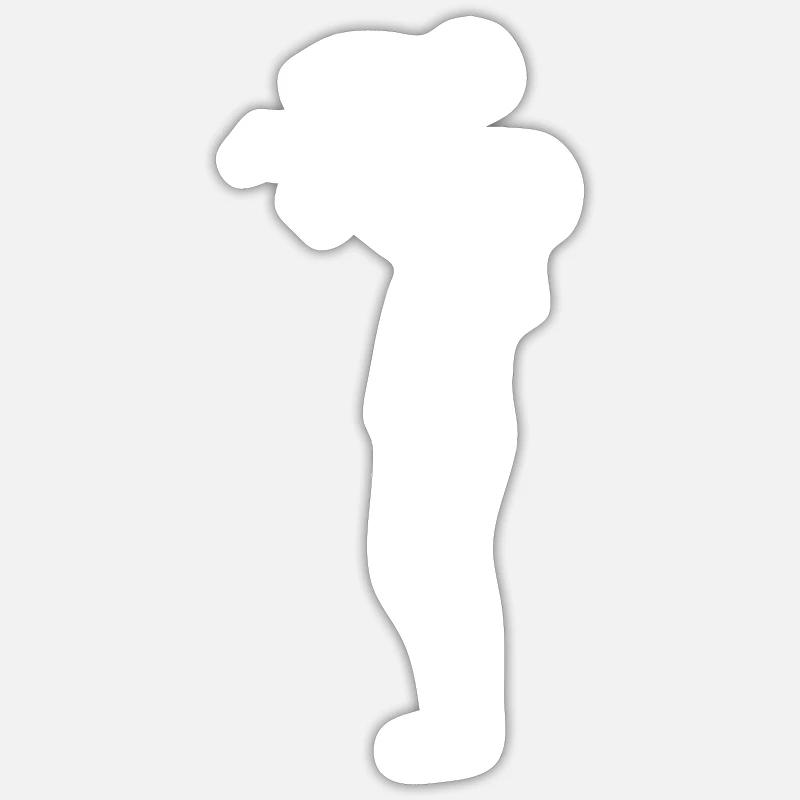 Vater Papa Ehemann Papi Dad Lustiger Symbol Held Sticker Größe S (10 x 10 cm)