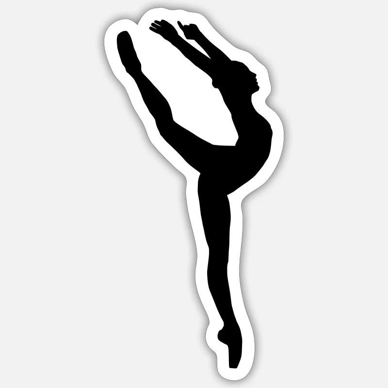 Dancer Sticker size S (10 x 10 cm)