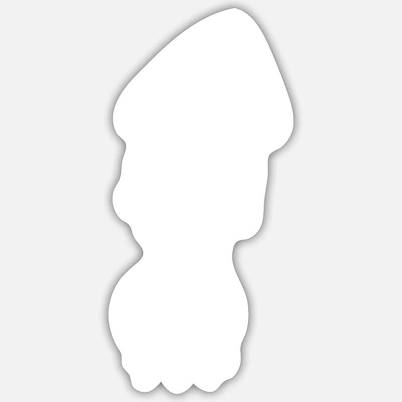 Squid Comic Animal - Sticker size S (10 x 10 cm) - white matte