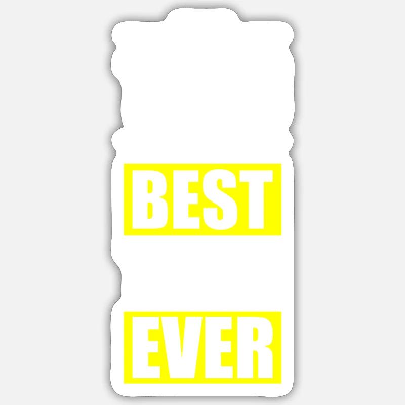 Citation de mon équipe - Sticker taille S (10 x 10 cm) - blanc mat