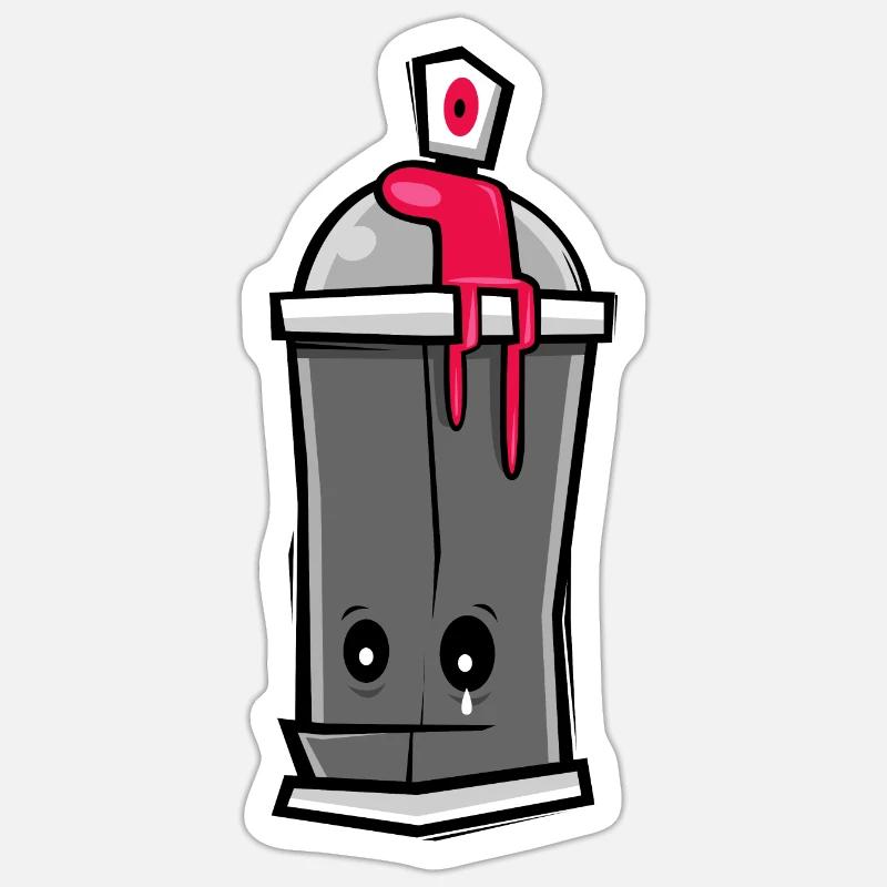 Overkill - Sticker Größe S (10 x 10 cm) - Mattweiß