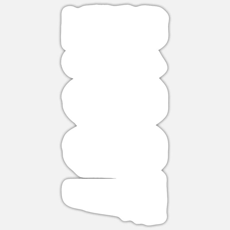 Legend 1997 white - Sticker size S (10 x 10 cm) - white matte