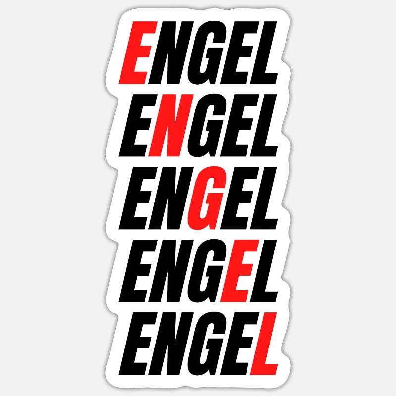 Engel Sticker Größe S (10 x 10 cm)