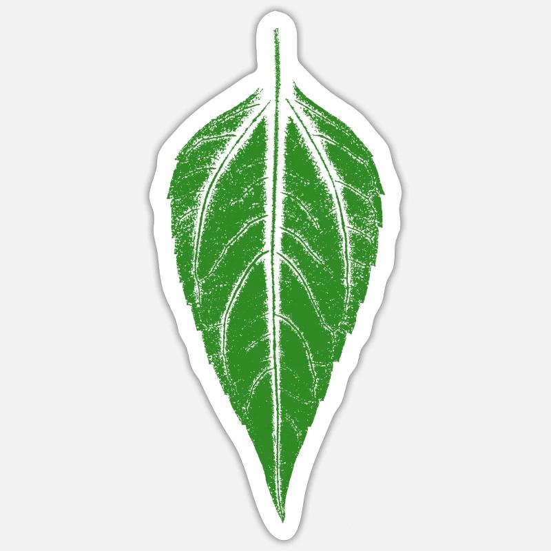 Leaf Jerusalem artichoke Sticker size S (10 x 10 cm)