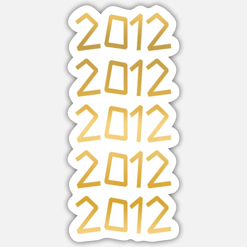 2012 Sticker size S (10 x 10 cm)