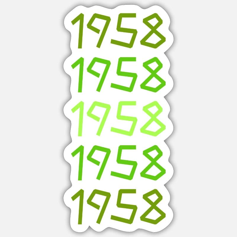 Chef 1958 - Sticker size S (10 x 10 cm) - white matte