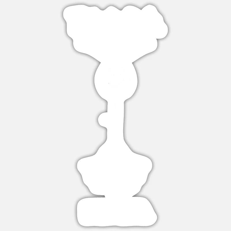 Das ist Bob - Sticker Größe S (10 x 10 cm) - Mattweiß