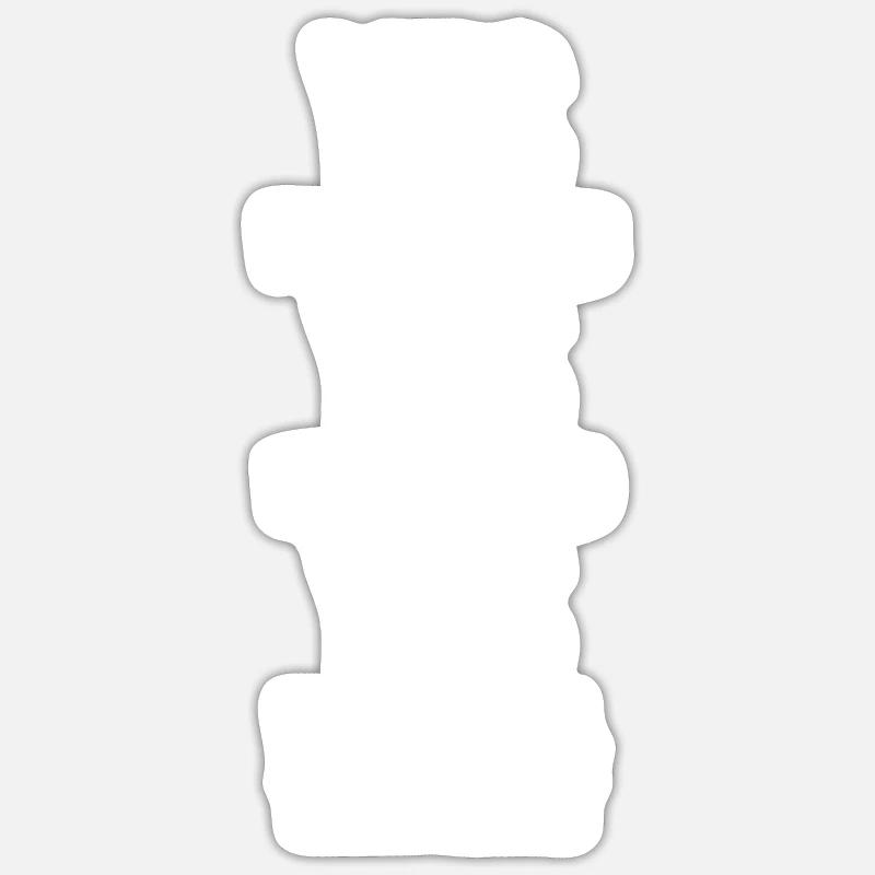 Zwillinge - Sticker Größe S (10 x 10 cm) - Mattweiß