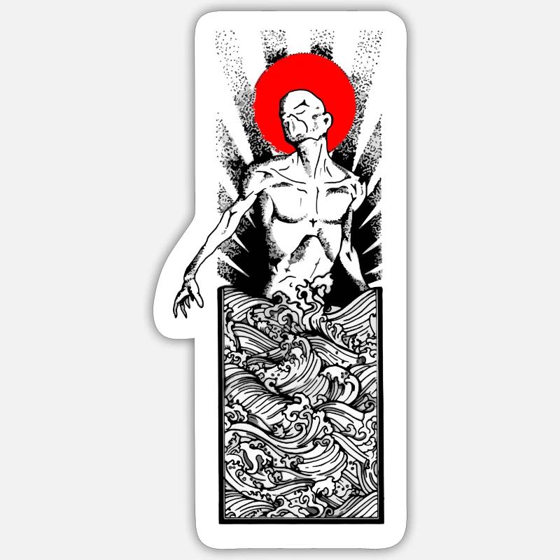 018 Calm Storm A Sticker Sticker size S (10 x 10 cm)