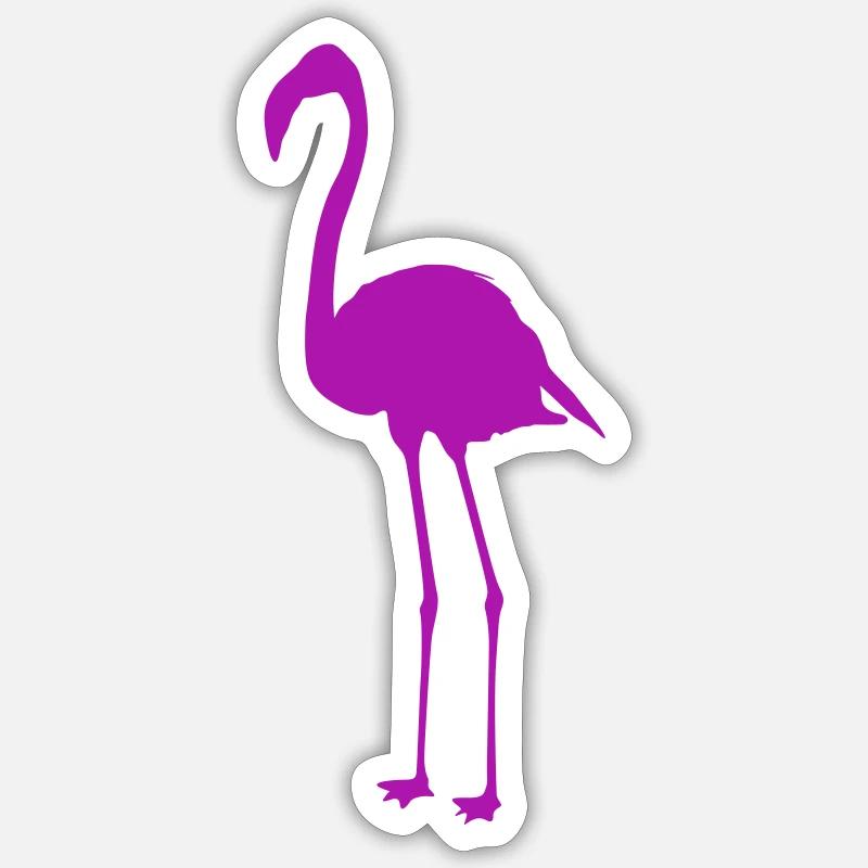 Flamingo Sticker size S (10 x 10 cm)