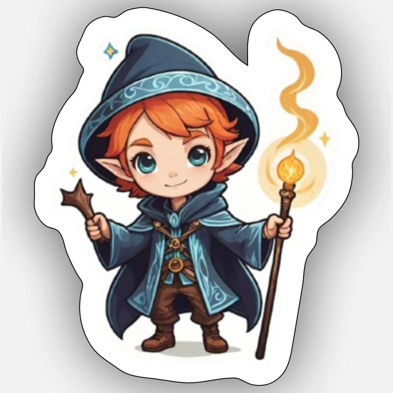 Petit magicien Sticker taille S (10 x 10 cm)