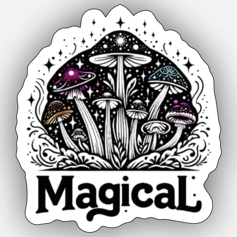 Casquette de liberté magique ! - Sticker taille S (10 x 10 cm) - blanc mat