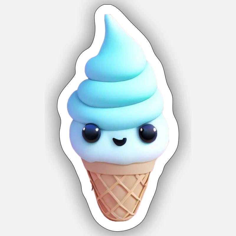 Süßes Eis Sticker Größe S (10 x 10 cm)