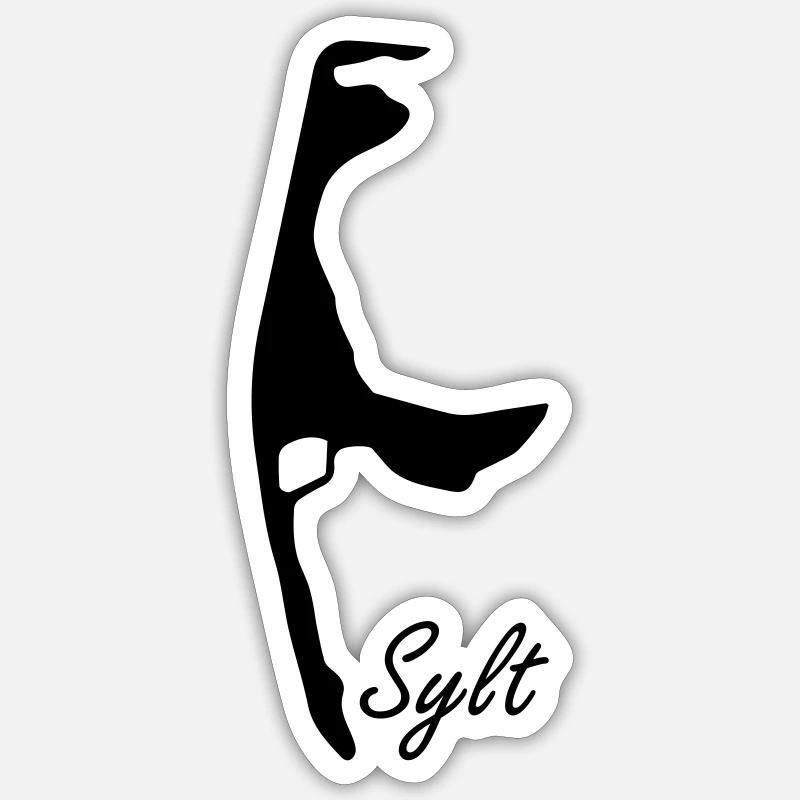 Sylt Design Sticker size S (10 x 10 cm)