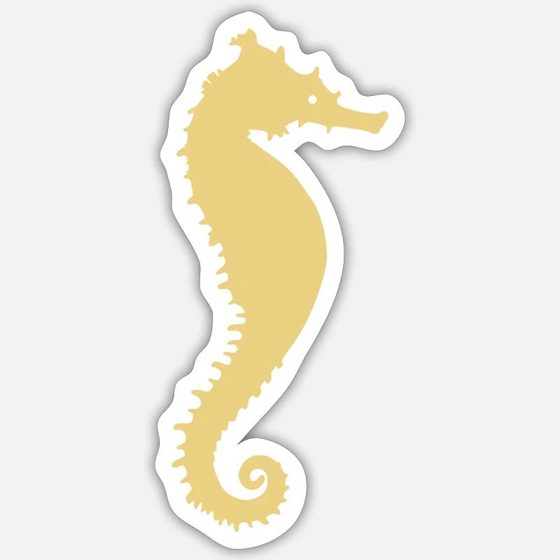 hippocampe Sticker taille S (10 x 10 cm)