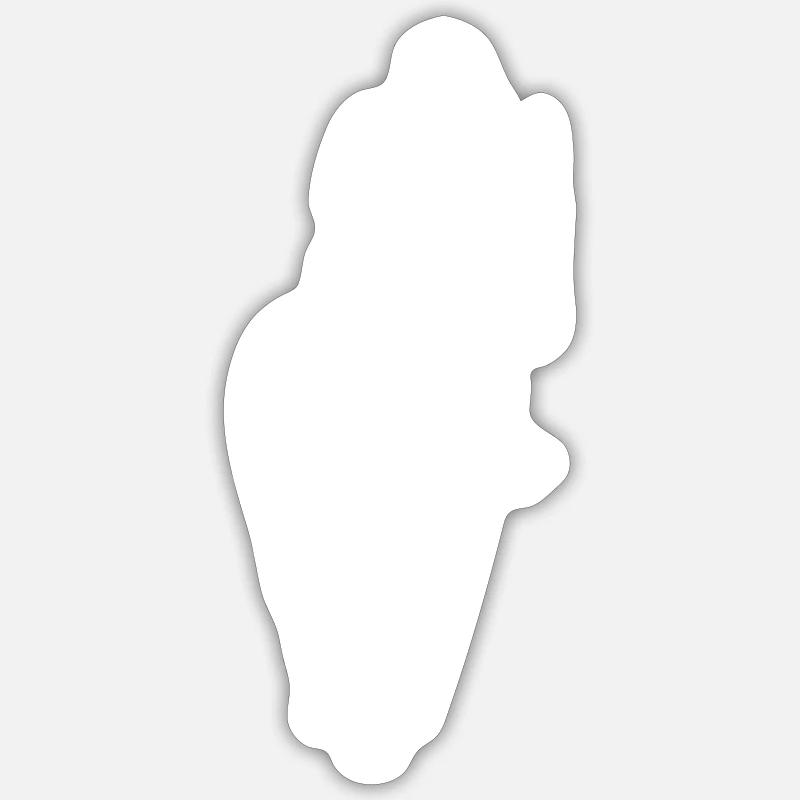 reiter - Sticker Größe S (10 x 10 cm) - Mattweiß
