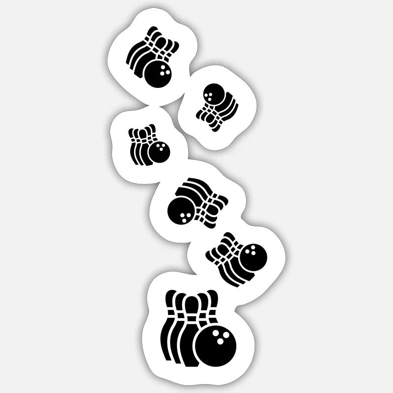 Cone Cone Icon - Sticker size S (10 x 10 cm) - white matte