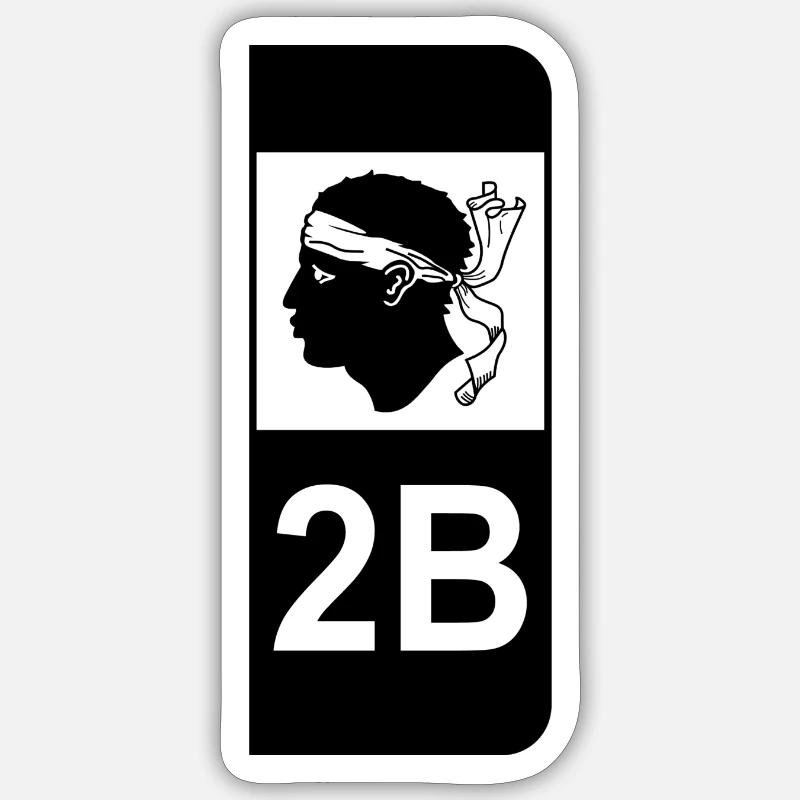 Plade 2B Sticker størrelse S (10 x 10 cm)
