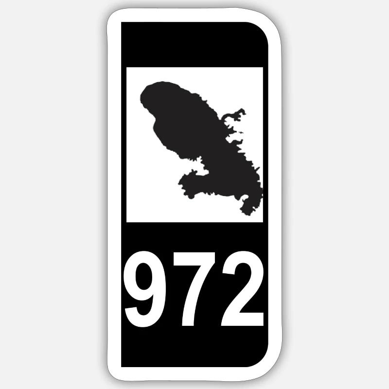 plaque d'immatriculation Sticker taille S (10 x 10 cm)