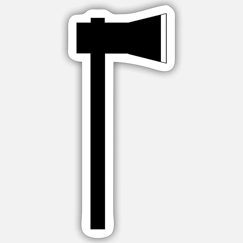 Axe Sticker size S (10 x 10 cm)