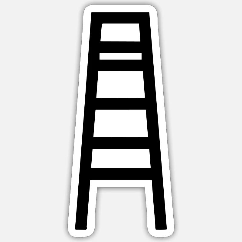 ladder Sticker size S (10 x 10 cm)