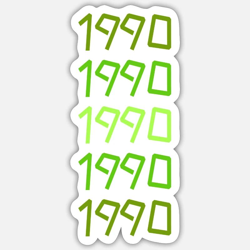 Head Chef 1990 - Sticker size S (10 x 10 cm) - white matte