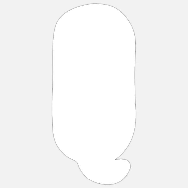 Q-Brief - Sticker Größe S (10 x 10 cm) - Mattweiß