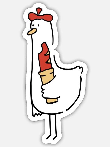  - Sticker size S (10 x 10 cm) - white matte