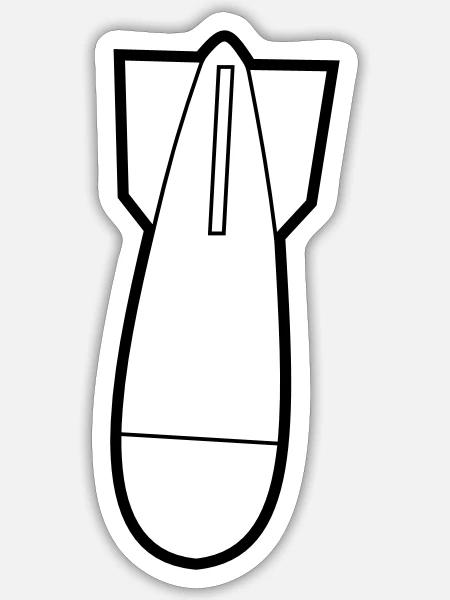 - Sticker Größe S (10 x 10 cm) - Mattweiß