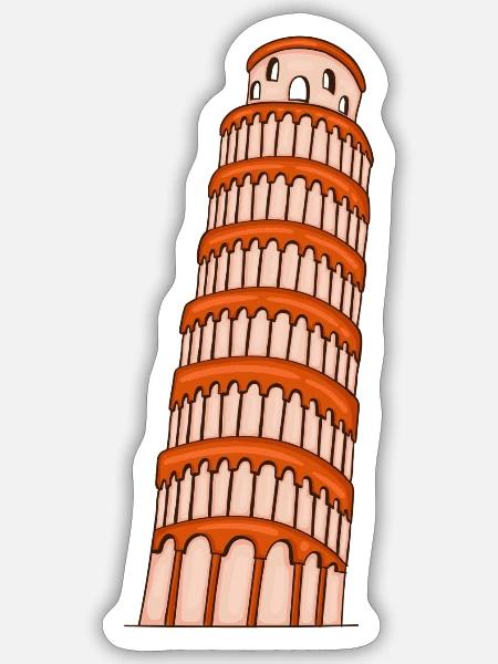 Nehmen Sie ein kleines Stück Paris mit dem Turm - Sticker Größe S (10 x 10 cm) - Mattweiß
