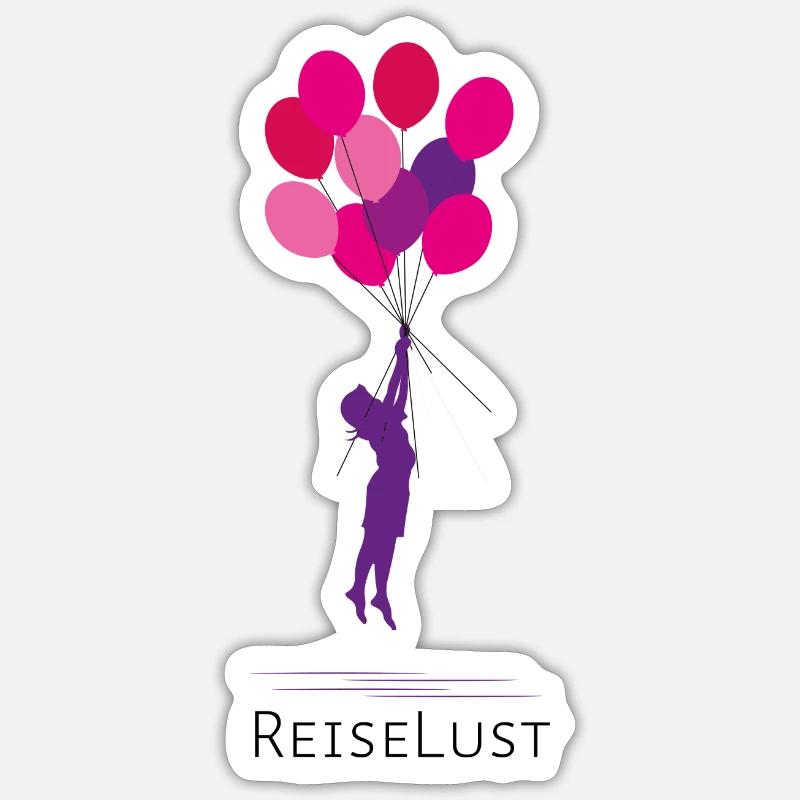 ReiseLust Sticker Größe S (10 x 10 cm)