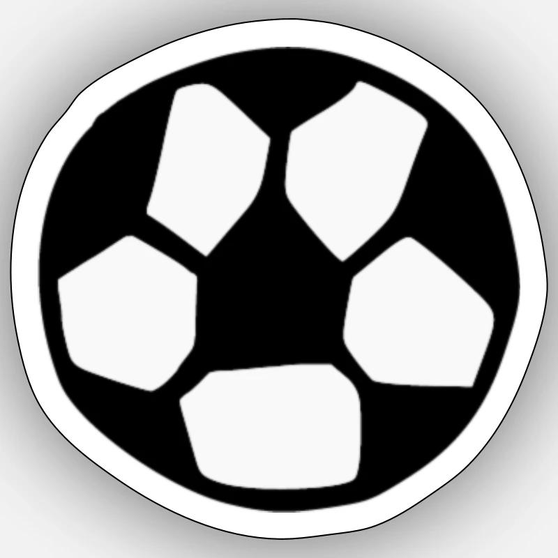 Calcio Sticker formato S (10 x 10 cm)