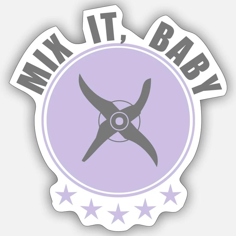 Sticker Größe S (10 x 10 cm) - 