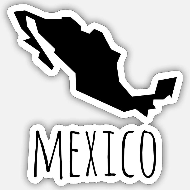 mexico - Sticker Größe S (10 x 10 cm) - Mattweiß