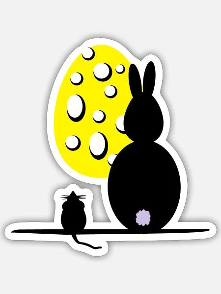 - Sticker Größe S (10 x 10 cm) - Mattweiß