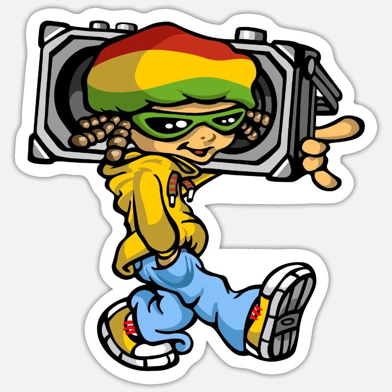 Sticker taille S (10 x 10 cm) - 