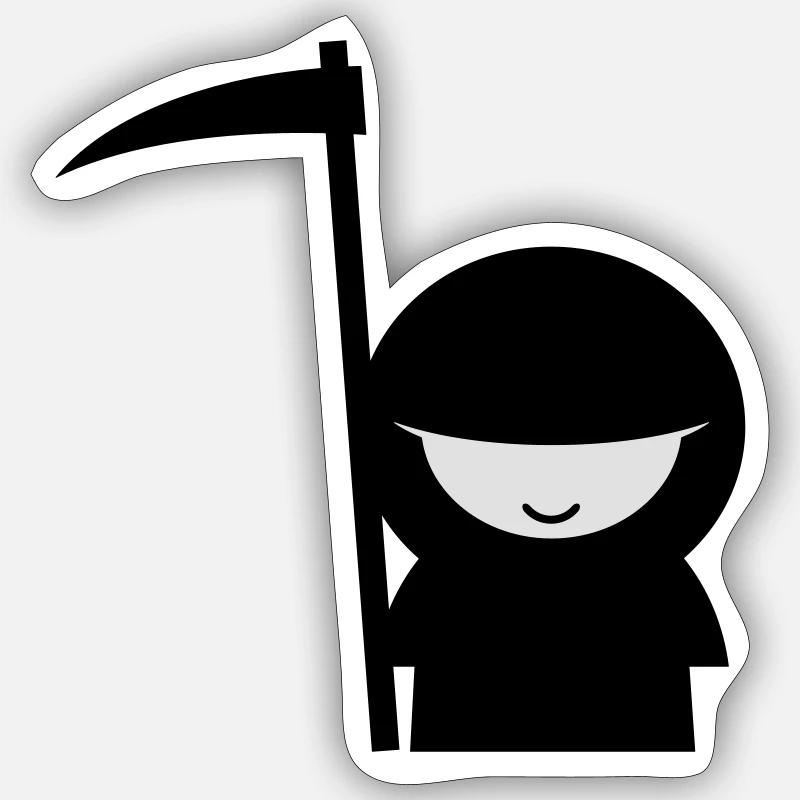 Bogeyman - Sticker size S (10 x 10 cm) - white matte
