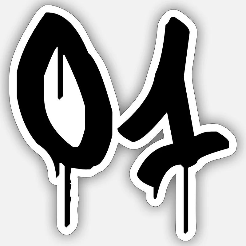 Graffiti: 01 Sticker size S (10 x 10 cm)