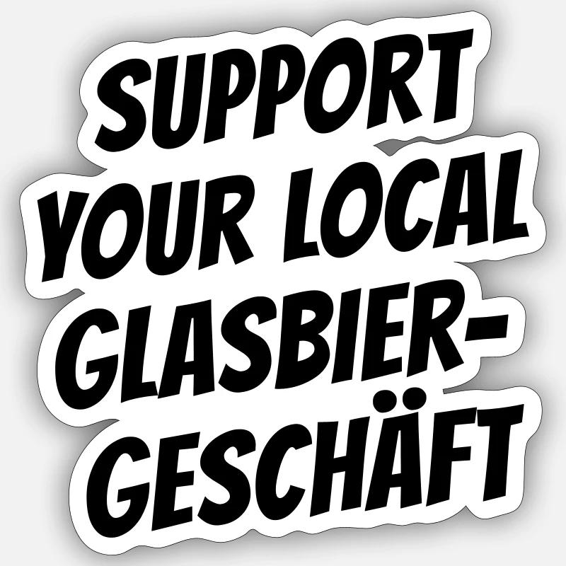 Sticker Größe S (10 x 10 cm) - 