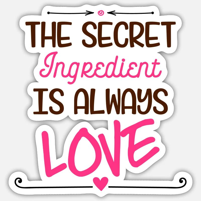 Liebe - Sticker Größe S (10 x 10 cm) - Mattweiß