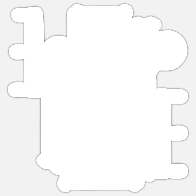 Sticker Größe S (10 x 10 cm) - 