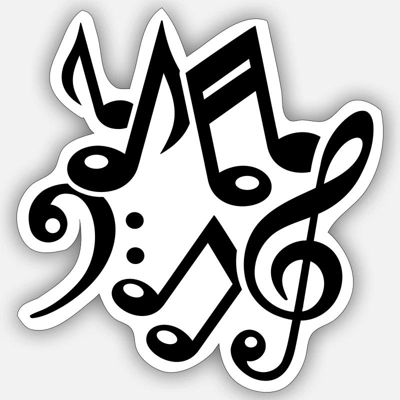 Notes - Sticker size S (10 x 10 cm) - white matte