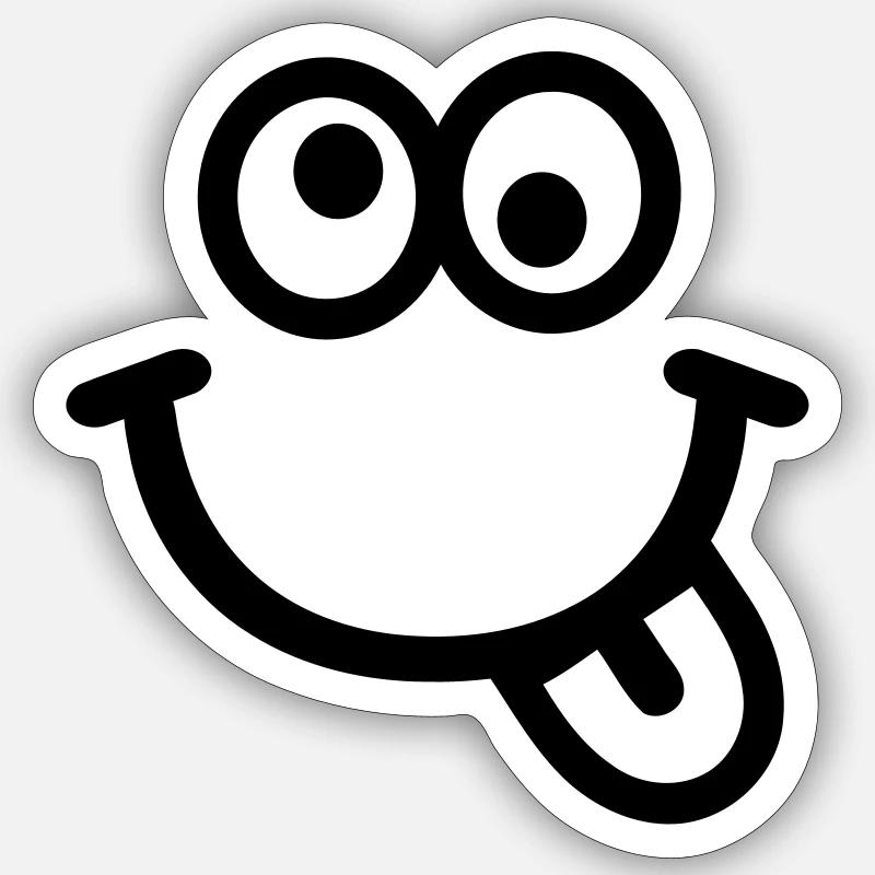 Smiley Sticker size S (10 x 10 cm)