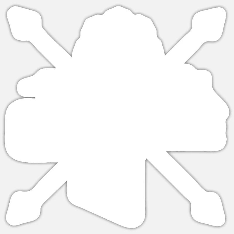 Ski Sticker size S (10 x 10 cm)
