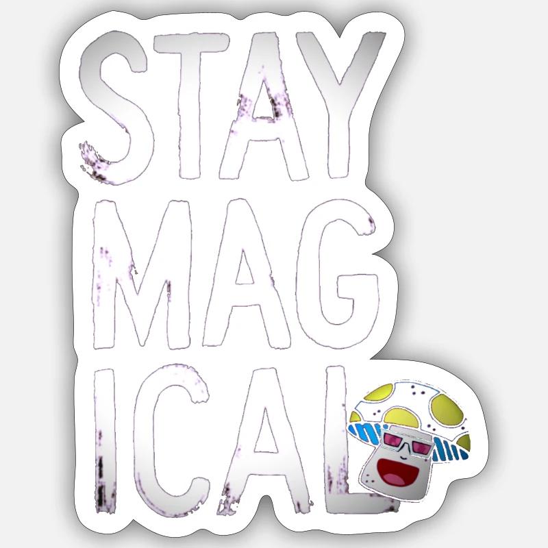 Magic Mushroom Fun Sticker size S (10 x 10 cm)