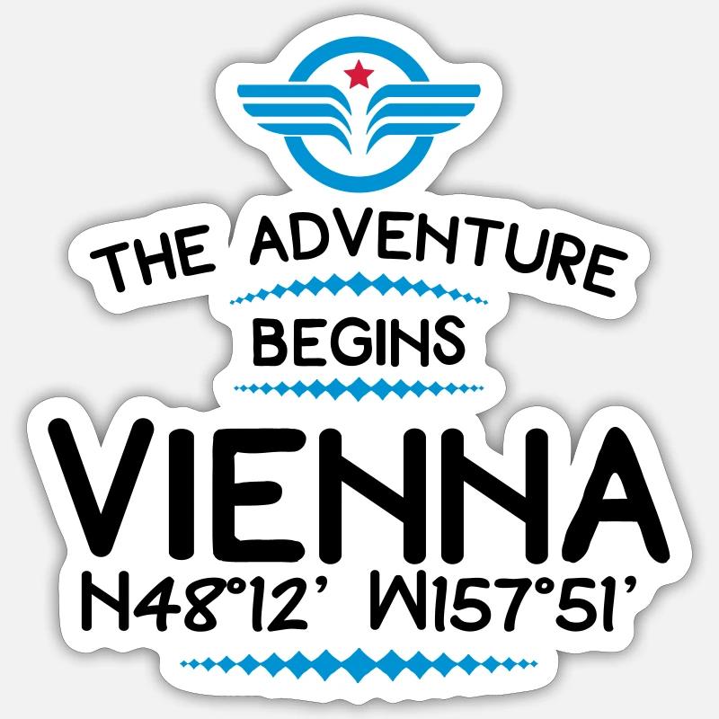 Vienna Sticker size S (10 x 10 cm)